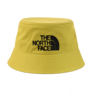 Модная молодежная панама "The north face" Горчичный