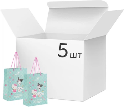 Набор бумажных подарочных пакетов Kite Hello Kitty 18х24 см 5 шт (HK26-265)