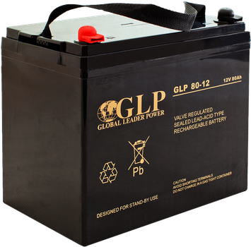 Акумуляторна батарея GLP GLP 80-12 VRLA AGM 12 В 80 Ач (5901885207063)