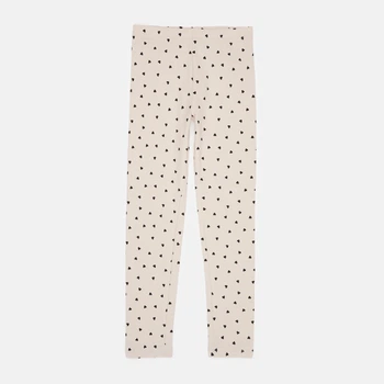 Леггинсы H&M 122см молочный сердечки 171674886
