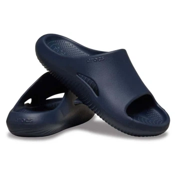 Чоловічі шльопанці наві Crocs Mellow Slide Navy (44-45, світло синій)