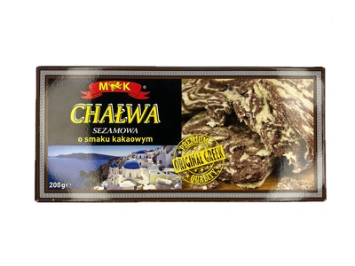 Халва кунжутная M&K тахинная мраморная с какао 200 г (CX0691)