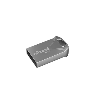 Флеш-накопичувач Wibrand USB 2.0 Hawk 64Gb Сріблястий