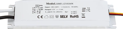 Zasilacz POS LED 12 V 3 A 36 W (XMP-12V036W)