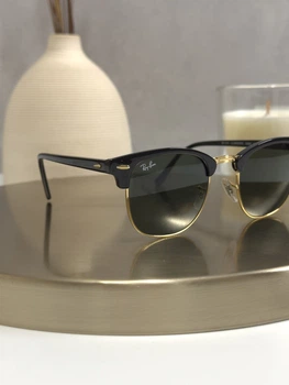 Солнцезащитные очки Ray-Ban RB3016 Clubmaster Black/Gold