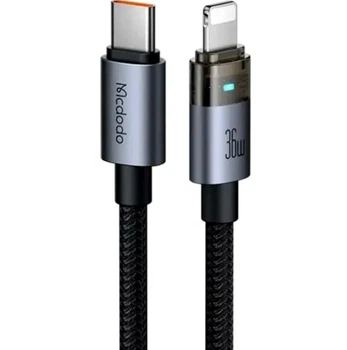 Кабель McDodo USB-C to Lightning 36W 1.2 м чорний