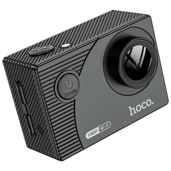 Экшн-камера Hoco DV100 черная 1920x1080 2 дюйма Wi-Fi водонепроницаемая для спорта и активного отдыха
