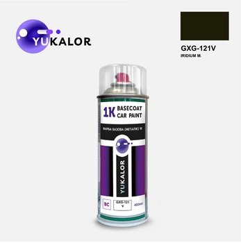 Фарба автомобільна аерозольна YUKALOR GEN MOTORS USA GXG-121V iridium m 2013 2019 400 мл