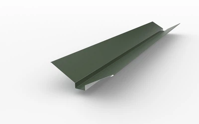 Планка Ендовы Верхняя PSM Profile 0,5 мм 2000 мм матовая Хаки RAL 6020