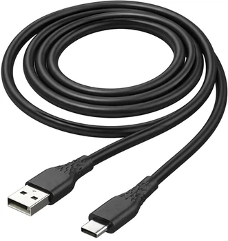 Кабель Colorway USB - Type-C (textured PVC) 3А 1м Black (CW-CBUC094-BK)