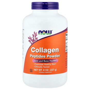 Пептиды коллагена NOW Foods "Collagen Peptides Powder" гидролизованный 1 и 3 типа из крупного рогатого скота, в порошке (227 г)
