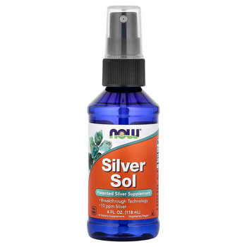 Коллоидное серебро спрей NOW Foods "Silver Sol" 50 мкг (118 мл / 4 жидк. унции)