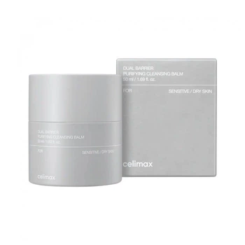 Гидрофильный бальзам-щербет CELIMAX Dual Barrier Purifying Cleansing Balm, 50 мл