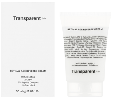 Омолоджувальний нічний крем для обличчя Transparent Lab Retinal Age Reverse