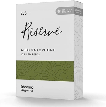 Трости для альт-саксофона D'Addario Organic Reserve - Alto Sax #2.5 - 10 Box