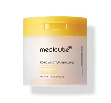 Освітлювальні тонер-пади Medicube Kojic Acid Turmeric Pad