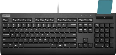 Klawiatura przewodowa Lenovo Smartcard II USB Black (4Y41R64685)