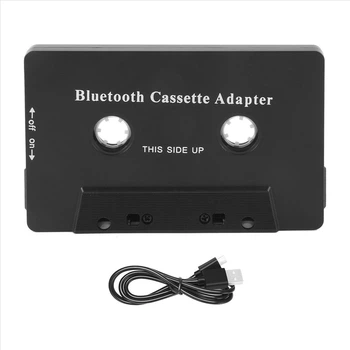 Кассета AUX адаптер с Bluetooth Универсальный автомобильный аудиоадаптер 3.5mm Black