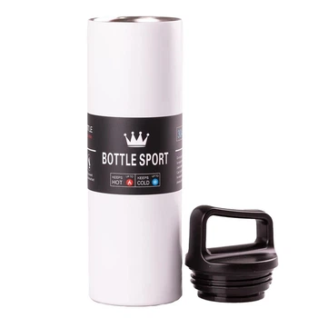 Термос Yiwu Bottle Sport HPGM5009W белый 500 мл с ручкой и двойными стенками (107-80-HPGM5009W)
