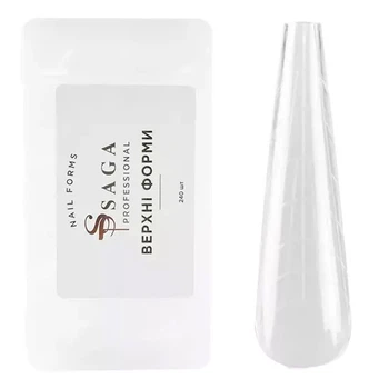 Верхні форми для нарощування SAGA Top Nail Forms Ballerina 24 шт