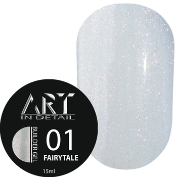 Гель для нарощування нігтів ART Builder Gel FAIRYTALE №01 15 мл