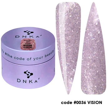 Гель для нарощування нігтів DNKa Builder Gel №0036 Vision 15 мл