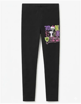 Лосины хлопковые с принтом для девочки Disney Monster High BDO99465 146-152 см (10-12 years) Черный
