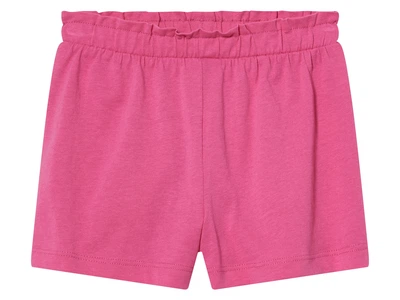 Шорти бавовняні трикотажні для дівчинки Lupilu LIDL 473315 110-116 см (4-6 years) малиновий