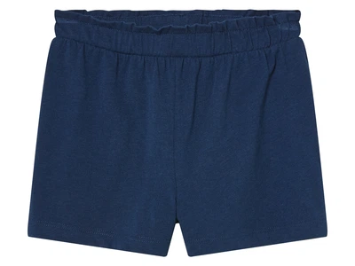 Шорты хлопковые трикотажные для девочки Lupilu LIDL 473315 110-116 см (4-6 years) темно-синий