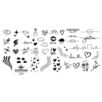 Пластина для стемпінгу Designer Professional Designer 223