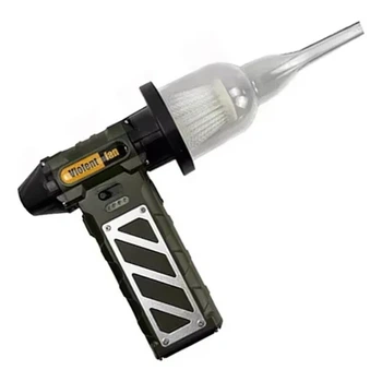 Портативний міні вакуумний пилосос повітродув 2в1 Vacuum Cleaner F015-1 Violent Fan 11W 8000mAh Green-Black