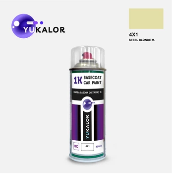 Фарба автомобільна аерозольна YUKALOR SUZUKI 4X1 steel blonde m 2022 2023 400 мл