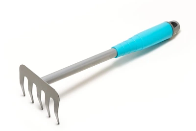 Грабли садовые MASTERTOOL 5 зубов 300х90 мм с пластиковой ручкой 14-6183