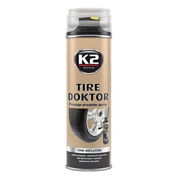 Герметик для устранения проколов шин K2 Tire Doctor аэрозоль 500мл