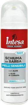 Піна для гоління INTESA POUR HOMME зволожуюча для чутливої шкіри, 300 мл