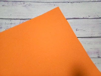 Фоаміран 25*25 см 1 мм Помаранчовий 1 шт