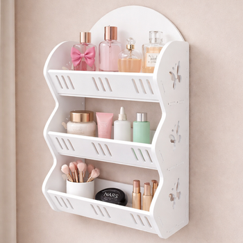 Полка настенная 3-ярусная пластиковая CG HomeShelf Butterfly (CG234588718)