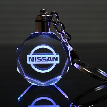Брелок для ключів з логотипом Нісан Nissan з підсвіткою