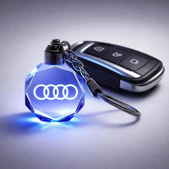Брелок для ключів з логотипом Ауді Audi з підсвіткою