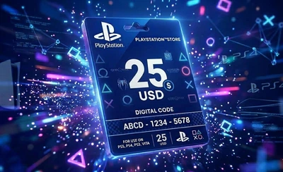 Карта пополнения Playstation PSN Gift Card 25 USD
