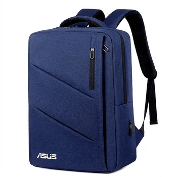 Рюкзак противоударный для ноутбука 15,6" Asus Асус, водостойкий, с USB-портом Синий ( IBN051Z3 )