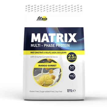 Протеин FitWin Matrix Multi-Phase Protein, 900 грамм - Манговый сорбет