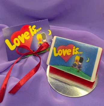 Сувенірне мило "Love is..."