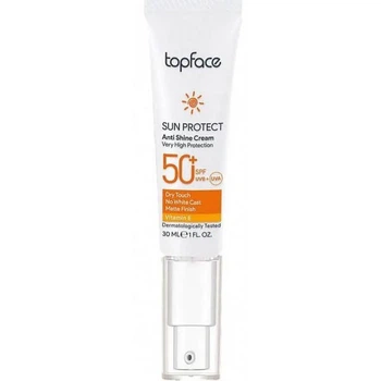 Сонцезахисний крем TopFace Anti-Shine Cream SPF 50+ , 30 мл
