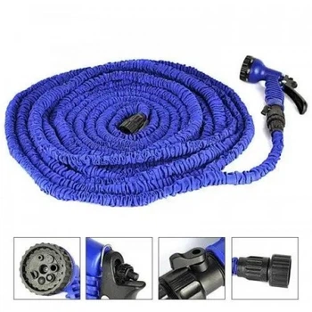 Садовый шланг для полива X-hose Pro 75 м (246FT) с распылителем, синий