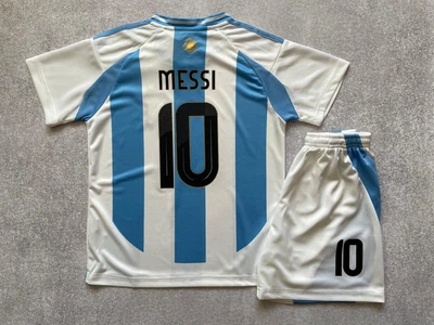 Футбольная форма Месси Messi сборная Аргентины 24 (130 - 140 см) бело-голубая