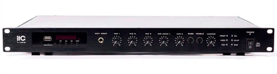 Мікшуючий підсилювач потужності ITC T-120TB (120 Вт з USB/SD/TUNER)