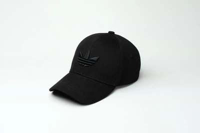 Кепка Бейсболка Adidas Вишивка Чорна М (55-57) Чорна 413