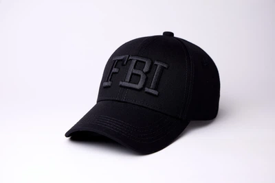 Кепка Бейсболка FBI Вишивка М (56-58) Чорна 563