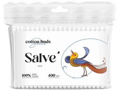 Ватні палички SALVE 400шт п/е
